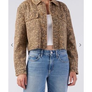 AMO Leopard Print Carly Jean Jacket Medium NEW